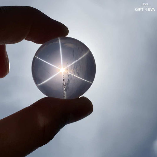 Rose Quartz Sphere - Double Asterism