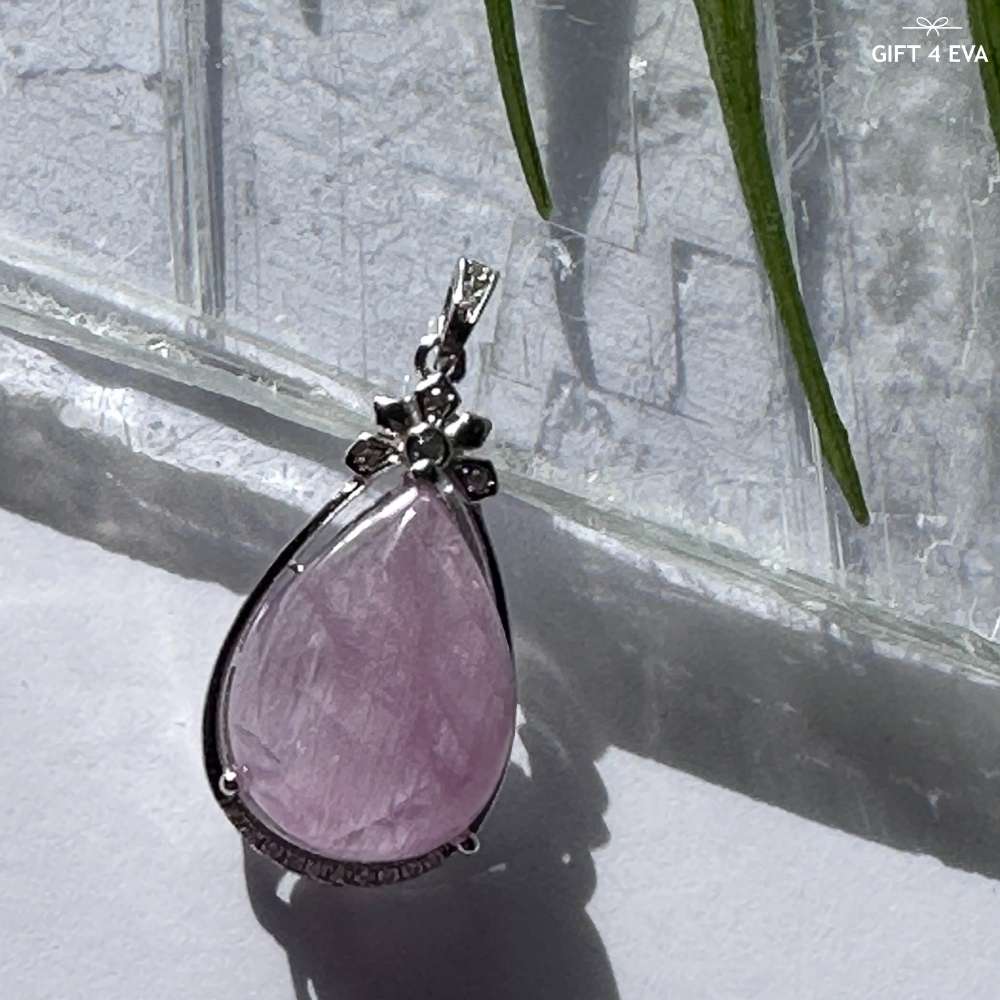 Kunzite 925 Silver Pendant