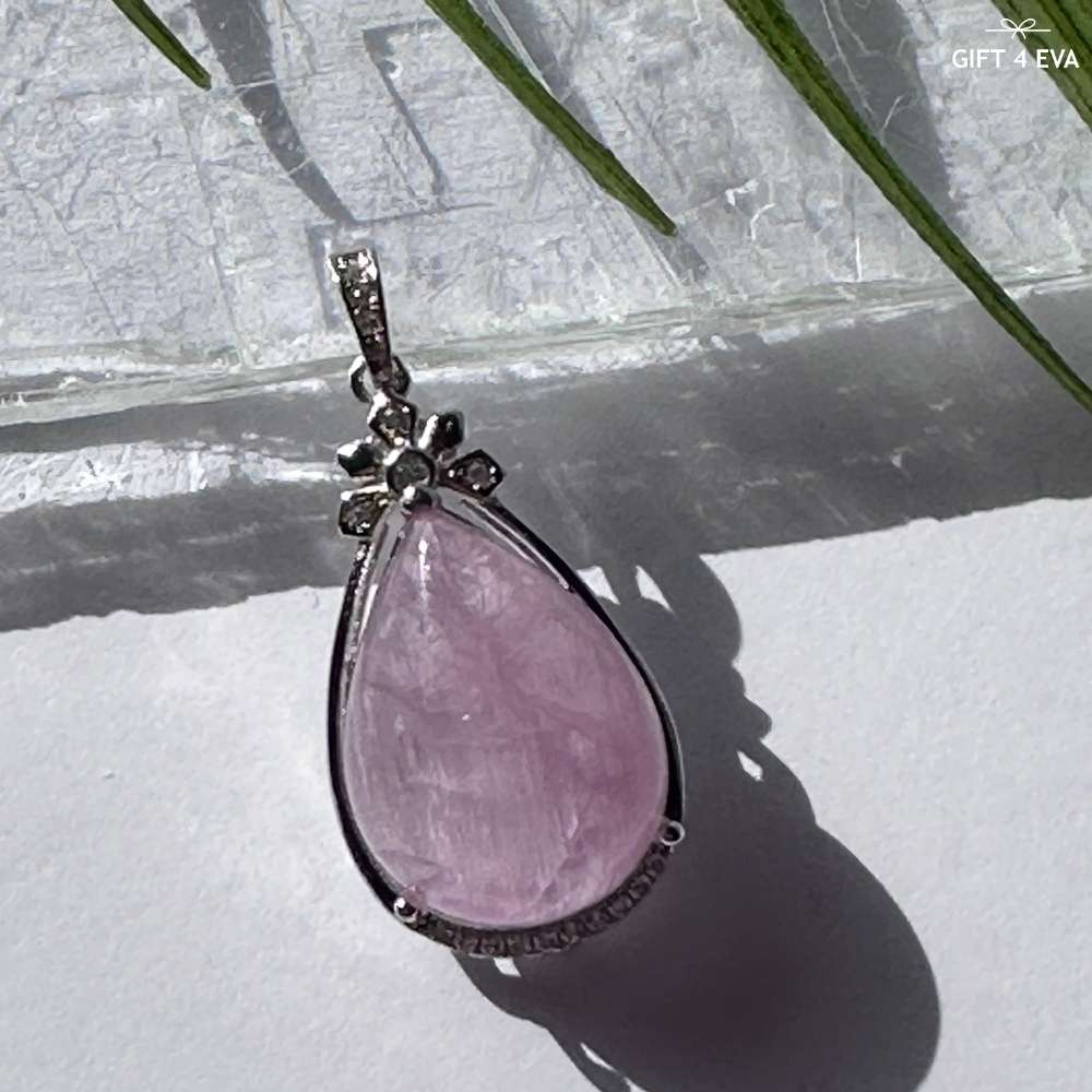 Kunzite 925 Silver Pendant