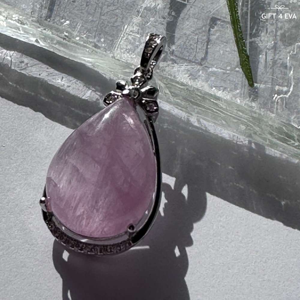 Kunzite 925 Silver Pendant