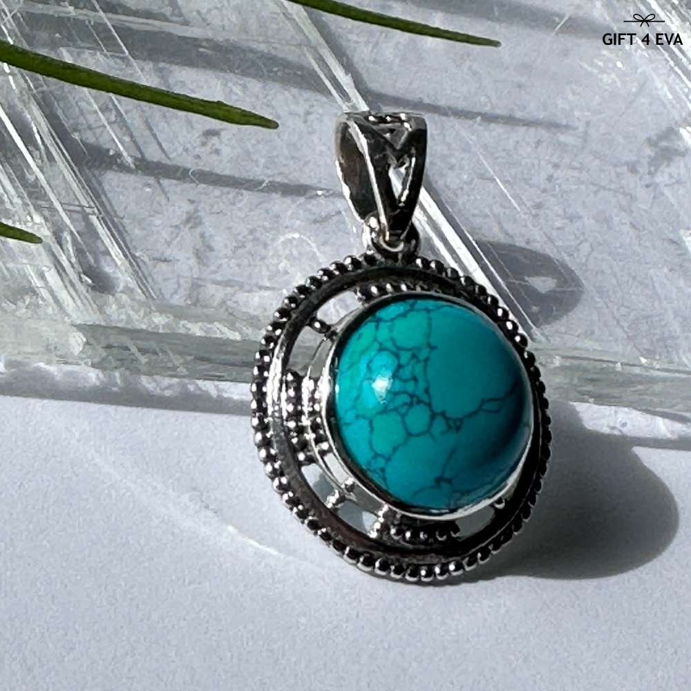 Turquoise 925 Silver Pendant