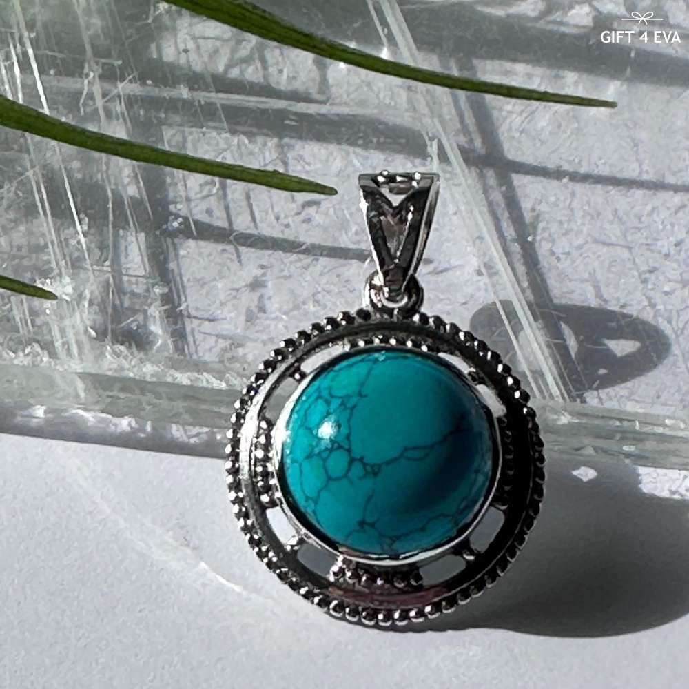 Turquoise 925 Silver Pendant