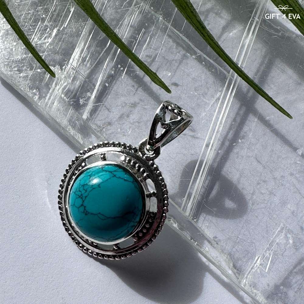 Turquoise 925 Silver Pendant