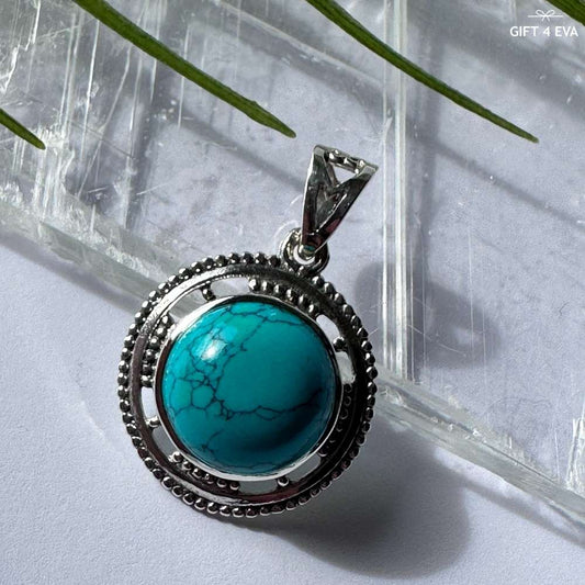 Turquoise 925 Silver Pendant