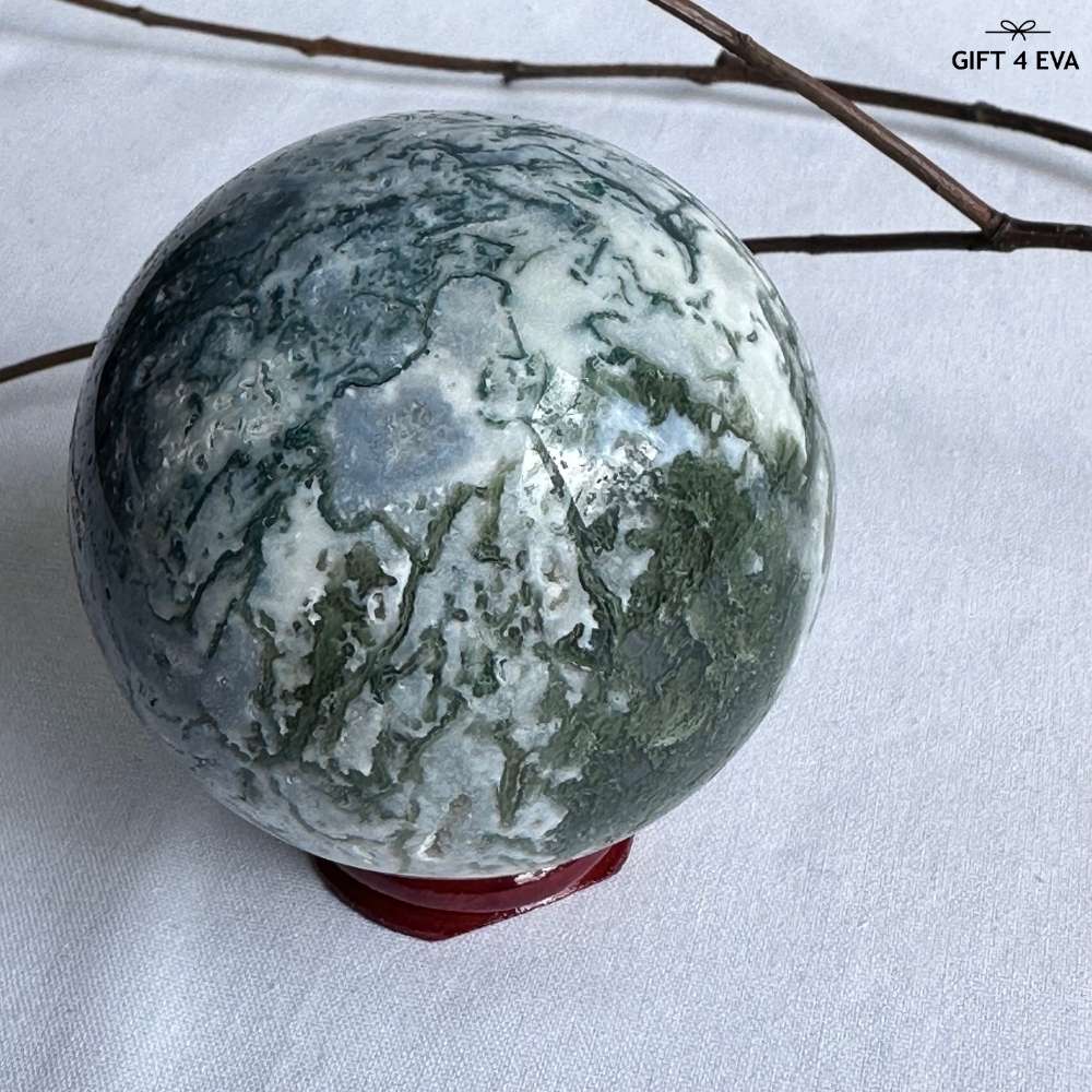 Moss Agate Sphere