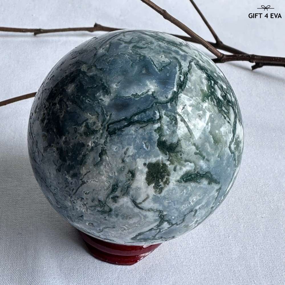 Moss Agate Sphere