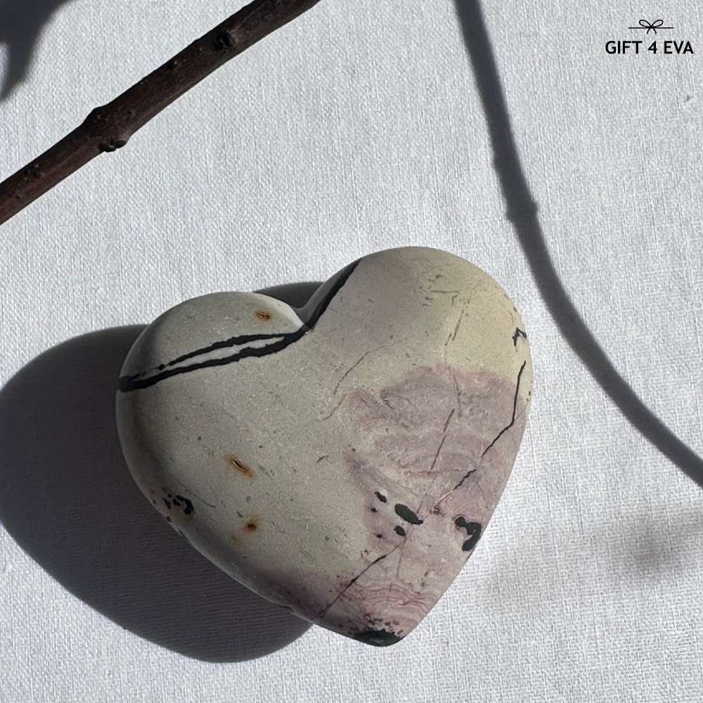 Picture Jasper Puffy Heart