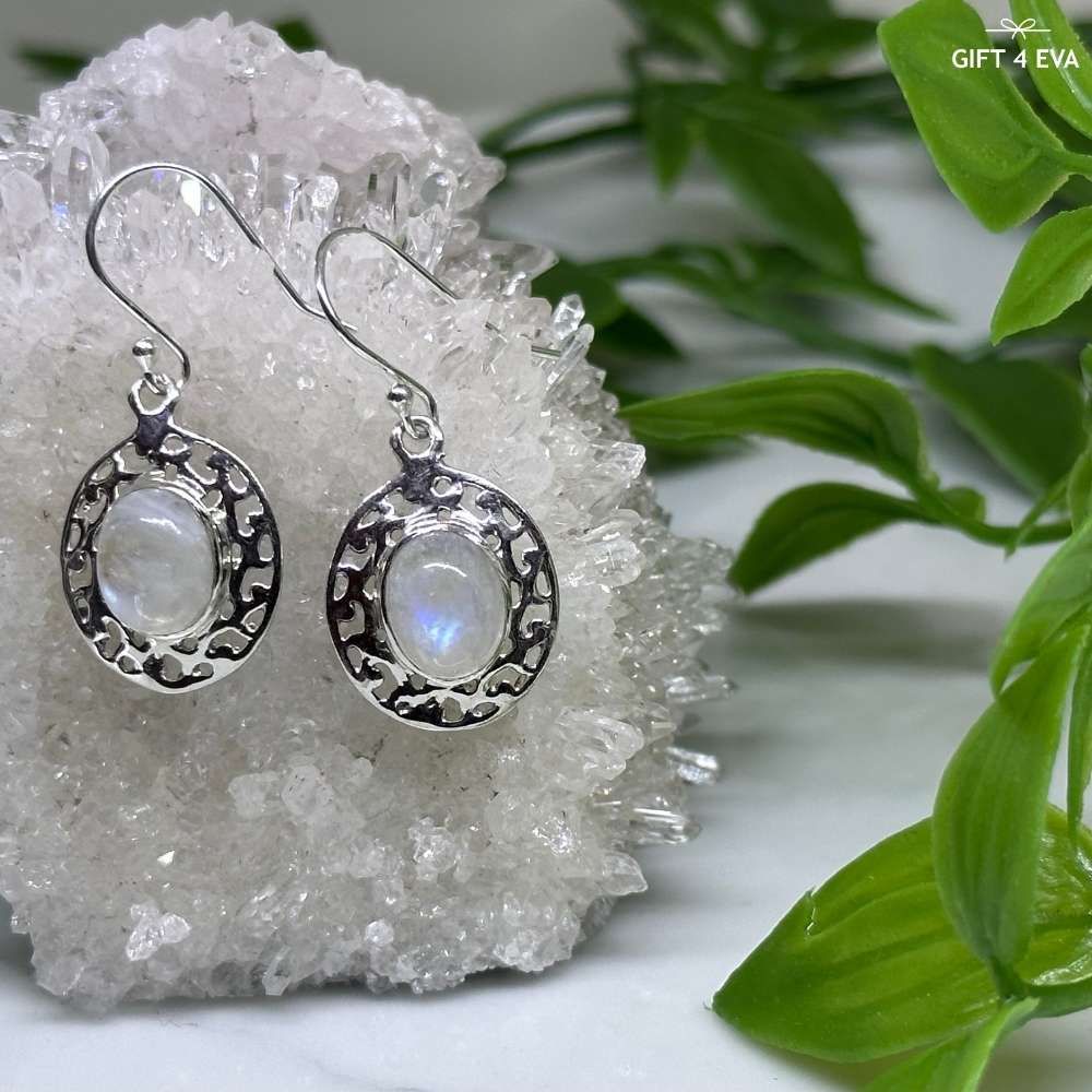 Moonstone 925 Silver Earrings